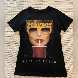 Philipp Plein t-shirt ‘Playboy’ collection. Size M